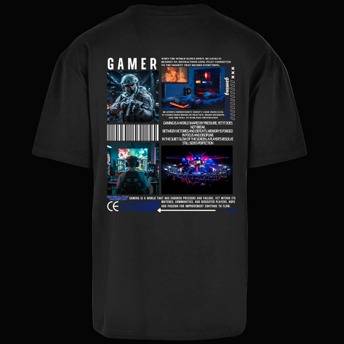 Gamer Backprint Premium T-Shirt